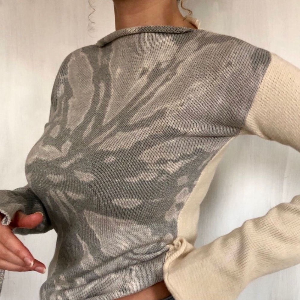 vintage abstract sweater